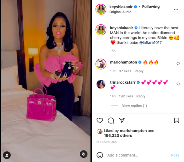 ‘Thank You for Reminding Us That We’re Poor’: Keyshia Ka’oir Flaunts Her Lavish Gift from Her Husband Gucci 