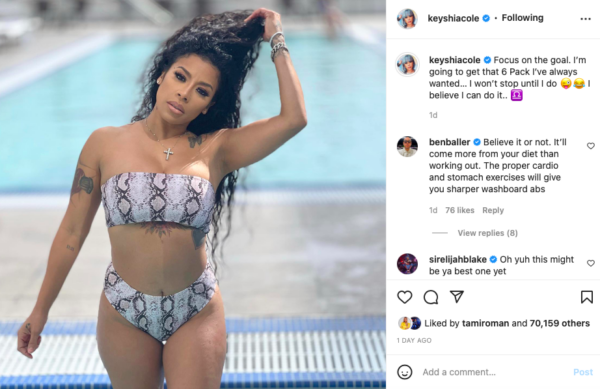 ‘The Body Is Giving’: Keyshia Cole Causes a Frenzy on Social Media After Sharing This Bikini Photo