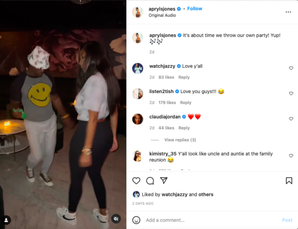 ‘These Two Are So Hilarious Together’: Fans React After Taye Diggs and Apryl Jones Take Their Moves to the Dance Floor
