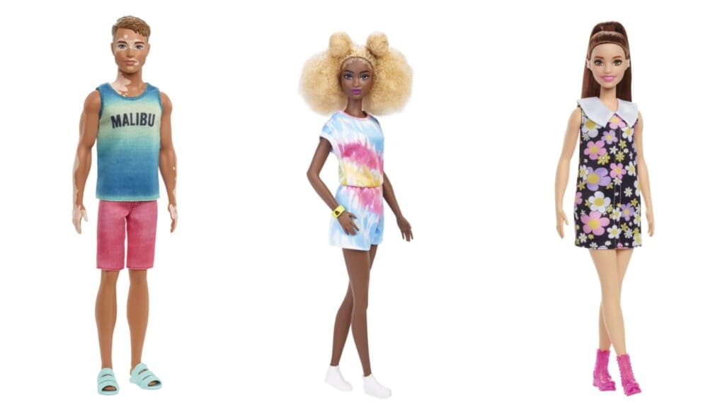 Mattel diversifies Barbie and Ken with afros, vitiligo and hearing aids