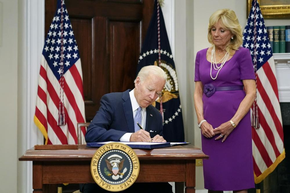 Biden signs landmark gun measure, says ‘lives will be saved’￼