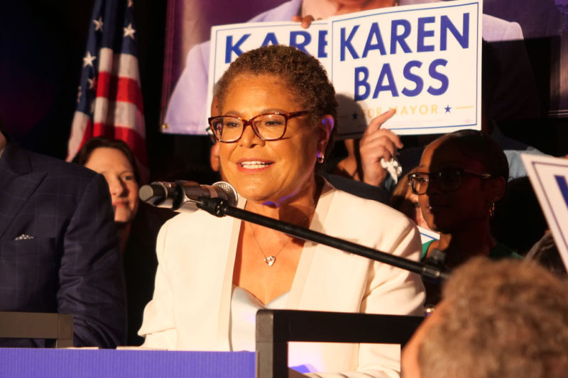 Karen Bass Moves Closer To Becoming First Black Woman Mayor Of Los Angeles