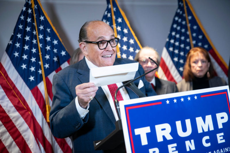 ‘Like Somebody Shot Me’: Rudy Giuliani Has Man Arrested For Slapping Him On The Back And Calling Him A ‘Scumbag’