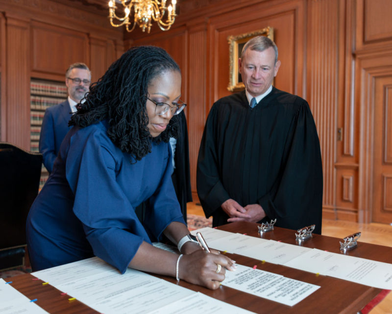 Civil Rights Leaders Rejoice As Justice Ketanji Brown Jackson Sworn In As First Black Woman SCOTUS Justice