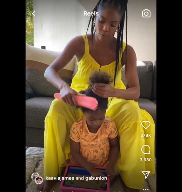 ‘I Was Fighting for My Life’: Gabrielle Union Shares an All Too Relatable Attempt at Styling Her Daughter Kaavia James’ Hair 