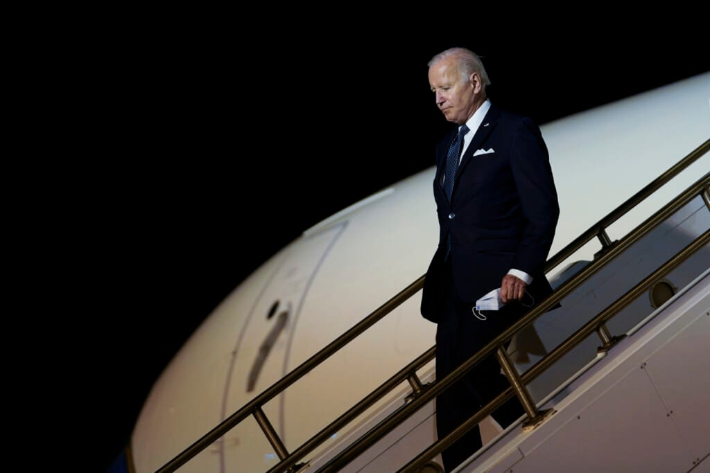 Biden evacuated after plane entered airspace near beach home