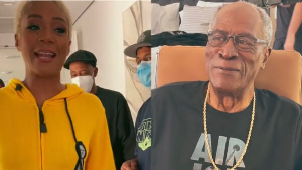 ‘That Good Times James Was Finna Come Out’: ‘Good Times’ Star John Amos’ Reaction To Tiffany Haddish’s Pregnancy Joke Has Fans In Stitches 