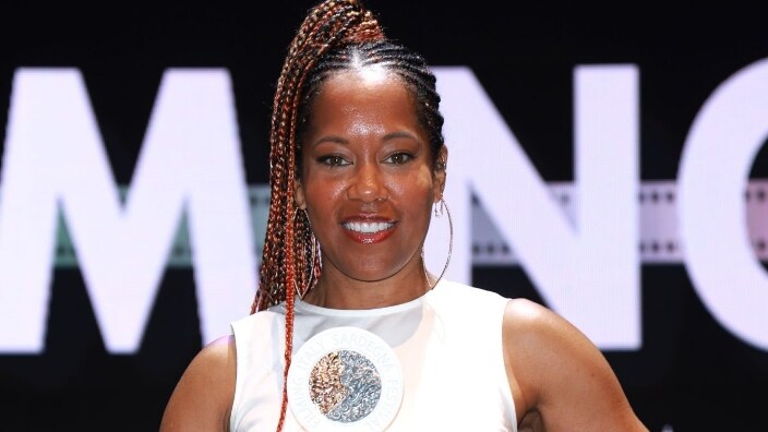 Regina King makes first red carpet appearance since her son’s death in January