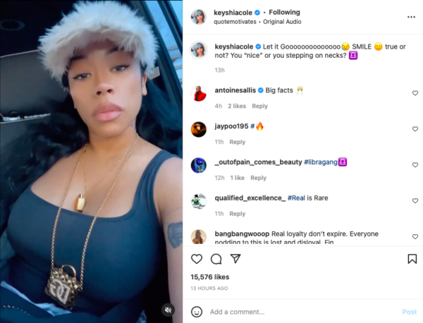 ‘I Thought This Was K Michele’: Keyshia Cole’s New Look Has Fans Doing a Double Take