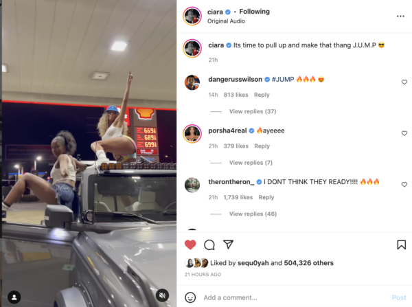 ‘Showing These Girls How It’s Done’: Ciara Teases New Music While Twerking on Top of a Car and Fans Lose It 