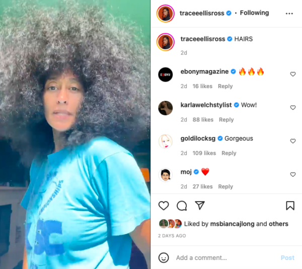 ‘Girl You Looking Like Your Momma’: Fans Compare Tracee Ellis Ross to Her Mother Diana Ross After the Actress Shows off Her ‘Exorbitant Amount of Hair’