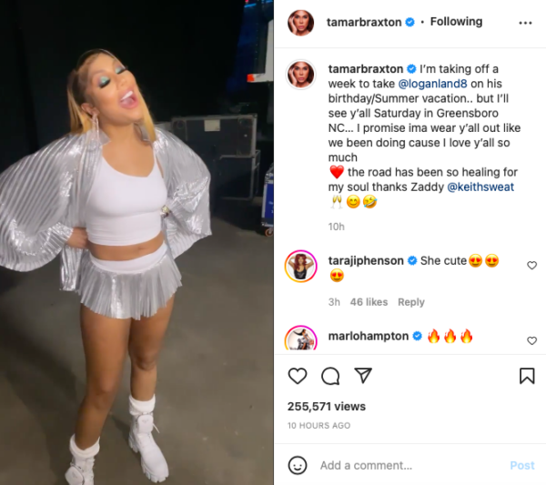 ‘ZADDDYYY !!!??? TAY TAY What’s Tea Sis!!?’: Tamar Braxton and Keith Sweat Spark Dating Rumors After This Post 