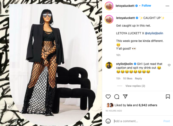 ‘You Have Always Been My Favorite Destiny’s Child’: LeToya Luckett Breaks the Internet with Fit Body In See-Through Fishnet Dress 