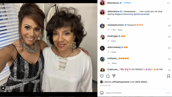 ‘I Can’t Believe This Happened!:’ Deborah Cox In Awe, Belts Out Popular Song ‘Nobody’s Supposed to Be Here’ at Phylicia Rashad’s Request