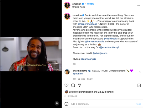 ”It Kinda Worked Out For Apryl’: Omarion Capitalizes on Being the ‘Unbothered’ King with New Business Venture, Fans Bring Up His Ex Apryl Jones 