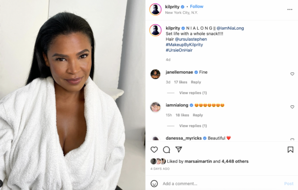 ‘…And Finer Each Decade!’: 51-Year-Old Nia Long Stuns While White Robe And Natural Makeup