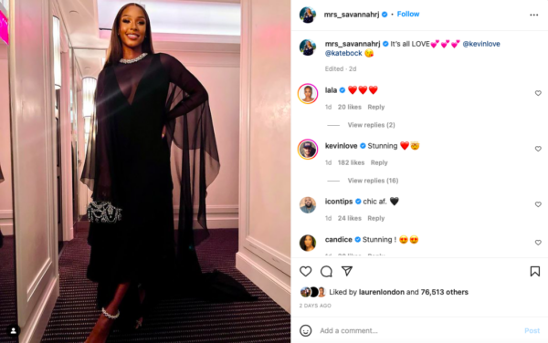 ‘Come on Queen James’: Savannah James Stuns Fans with Her Beauty In Glamorous Getup