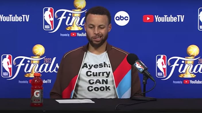 Ayesha Curry CAN cook. Steph Curry’s T-shirt said what it said to the Celtics and Twitter  