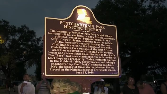 Residents of Pontchartrain Park celebrate historic marker declaring area as ‘safe cradle for Black hope’ 