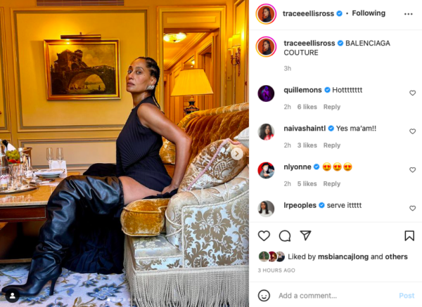 ‘Playing Peek a Boo with the Thigh’: Tracee Ellis Ross’ Fashion Post Derails After Fans See This 