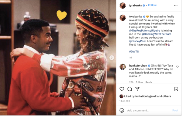 ‘Carlton Still Tryna Get Jackie’: Alfonso Ribeiro and Tyra Banks Reunite to Host ‘DWTS’, ‘Fresh Prince’ Fans Joke About Their Missed Opportunity at Romance