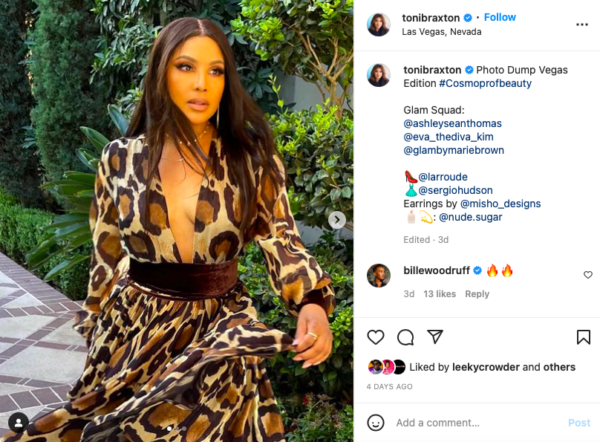 ‘One Thing You Gone Do is Give Face’: Toni Braxton’s Vegas ‘Photo Dump’ Leaves Fans Speechless