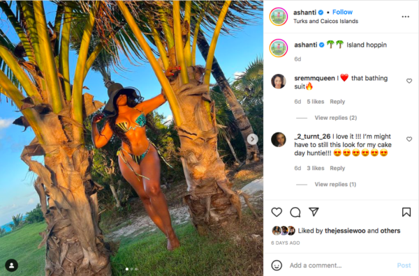 ‘Lil Miss I Stay on Vacations!’: Ashanti’s Recent Bikini Pics Derails After Fans Mention That the Star is Consistently on Vacation