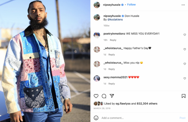 ‘I Wish He Was Able to See This In Person’: Nipsey Hussle to Receive Posthumous Star on the Walk of Fame