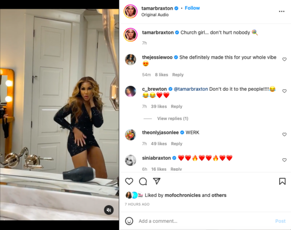 ‘Hell I Thought This Was Beyoncé’: Tamar Braxton Stumps Fans After Channeling Her Inner ‘Church Girl’  