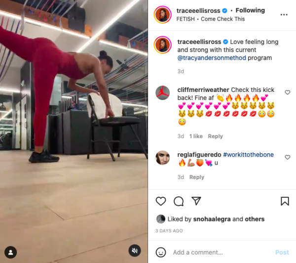 ‘What’s All That Movement Back There’: Tracee Ellis Ross Workout Video Derails After Fans Zoom In on This 