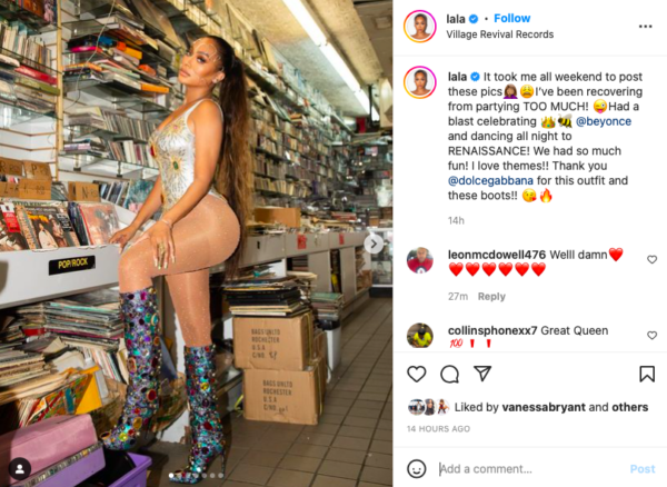 ‘The Record Store Is Shaking’: La La Anthony’s Themed Photo Shoot Derails After Fans Get Lost In Her Beauty 