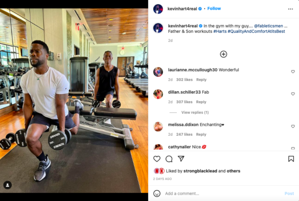 ‘The Look on Kevin’s Face Lets Us Know He’s Struggling’: Reaction to Kevin Hart Workout Photo with Son Hendrix Derails 