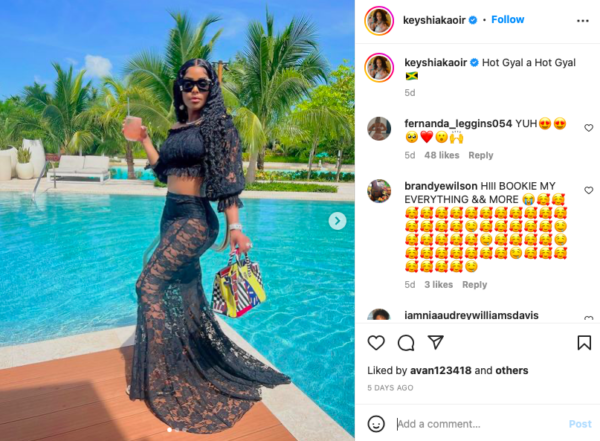 ‘Ice About to Have a Little Brother or Sister’: Keyshia Ka’oir Sheer Lace Ensemble Leaves Fans Mesmerized  