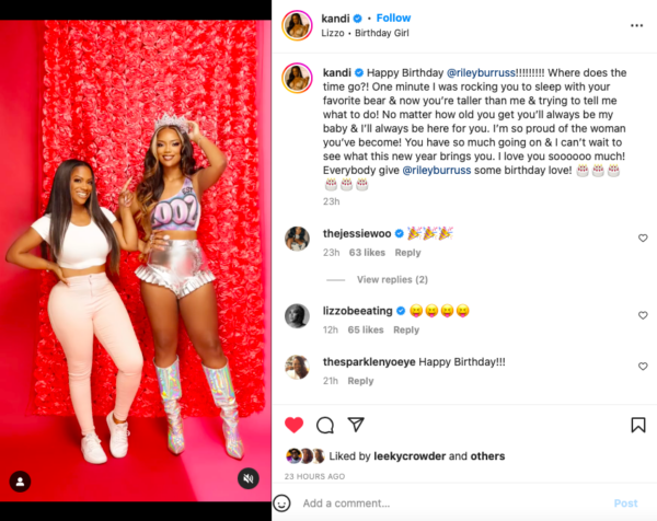 ‘Sis Wasn’t Playing with the Weight’: Reaction to Kandi Burruss’ Birthday Dedication to Her Daughter Riley Derails When Fans Zoom In on This 