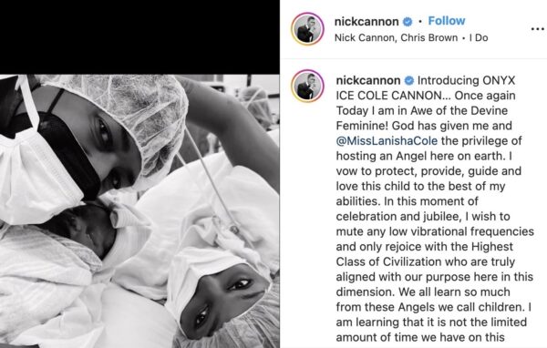 ‘Please Project All Criticism and Cynicism Towards Me’: Nick Cannon Sends Message to Critics After Welcoming Ninth Baby with Model LaNisha Cole