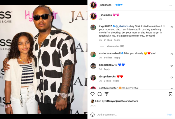 ‘Keep Watching My Work and Hating’: Irv Gotti Claps Back at Troll After Asking Bow Wow’s Daughter Shai Moss to be In His Movie