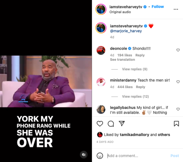 ‘You Go Girl, Know Your Worth’: Fans Cheer on Marjorie Harvey When Steve Recounts the Ultimatum She Gave After Hearing Him on the Phone with a Another Woman 