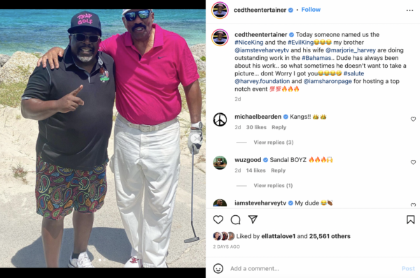 ‘I Don’t Know Who the Evil Twin Would Be’: Cedric the Entertainer and Steve Harvey’s Recent Photo Prompts Fans to Suggest the Two Should Reunite on Cedric’s Sitcom ‘The Neighborhood’