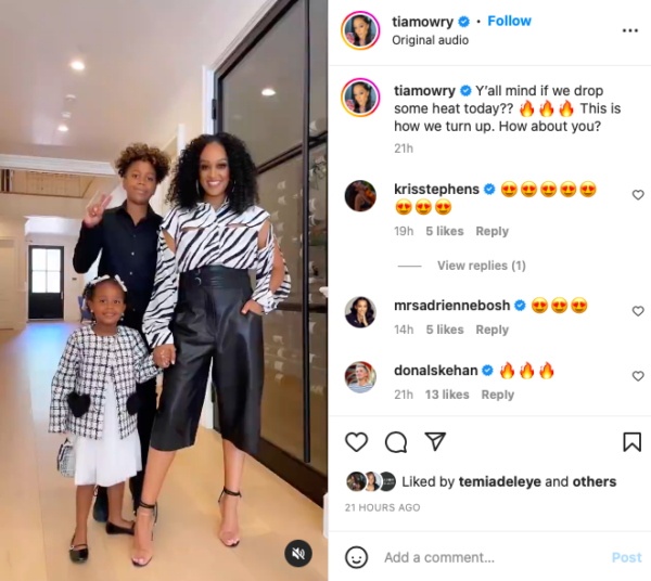 ‘So Cree Just Grows Overnight’: Tia Mowry’s Fashion Upload with Her Children Goes Left When Fans Zoom In on Cree’s Height   