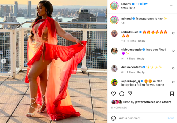 ‘So We all Gon Ignore the Shoe’: Ashanti’s Fashion Post Derails When Fans Notice Her Toes ‘Hanging’  
