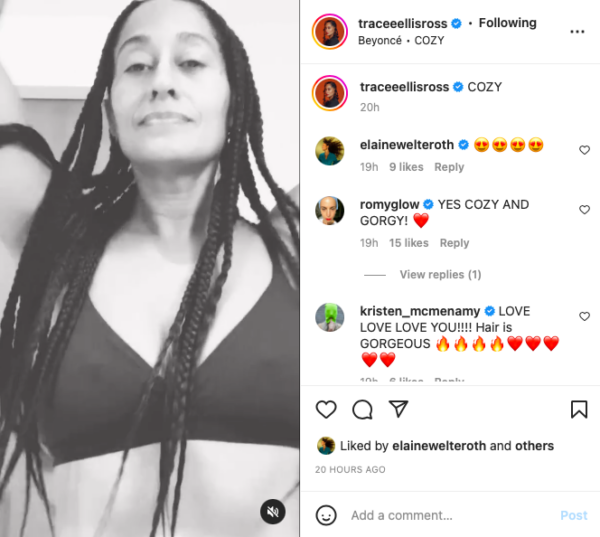 ‘Just When I Think that You Couldn’t be More Gorgeous’: Tracee Ellis Ross Fans Do a Double Take After She Debuts New Hairstyle Paired with Black Bra