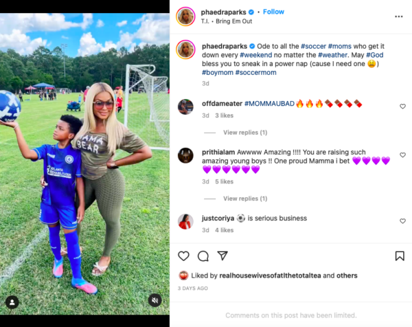 ‘Go Mr. President Go!’: Phaedra Parks Has Fans Cheering on Her Son Dylan After She Showcases His Talents on the Soccer Field 