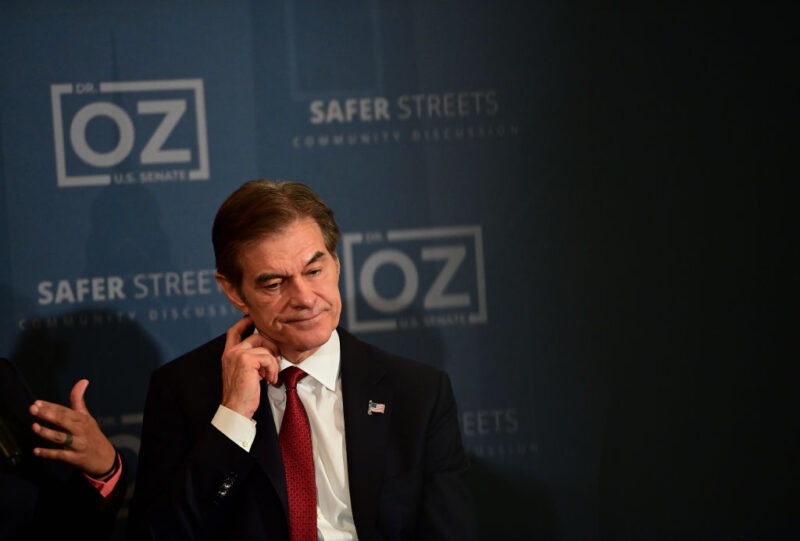 Senate Candidate Dr. Oz Calls BLM A ‘Hijacked Effort’ To Address Race