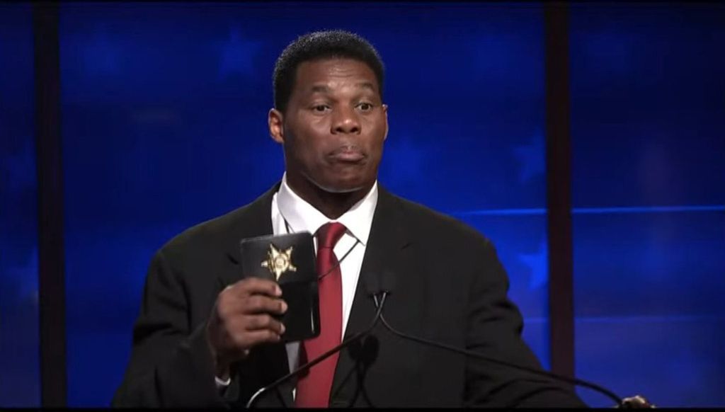 Herschel Walker ‘Fake Badge’ Memes Go Viral After Senate Debate Debacle