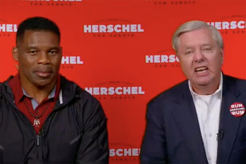 Lindsey Graham Thinks Herschel Walker’s Election Would Inspire Black Children To Be Republican