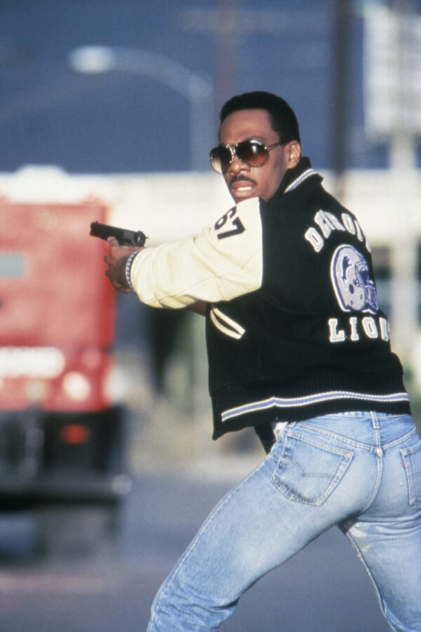 Eddie Murphy Spotted in Iconic Varsity Jacket on Set of Netflix’s New ‘Beverly Hills Cop’ Movie