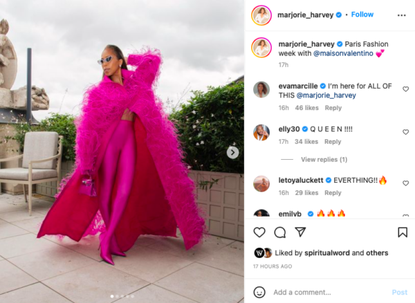 ‘Period’: Steve Harvey Calls Wife Marjorie ‘the Baddest Chick In the Game’ After She Shares Photos from Paris Fashion Week  