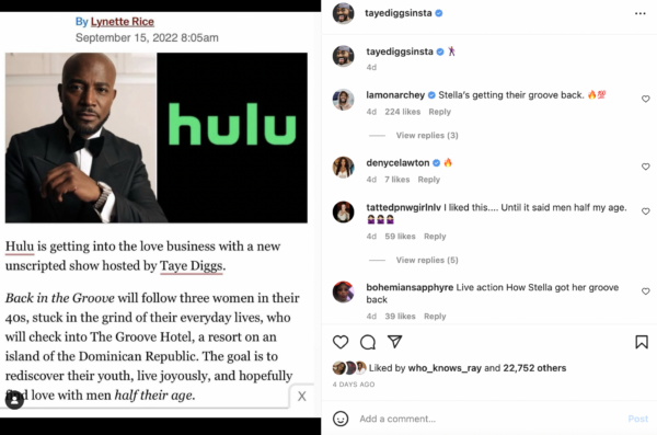 ‘Stellas Getting Their Groove Back’: Taye Diggs Lands New Gig Hosting a Dating Show to Help Women In Their 40’s Find Their ‘Winstons’