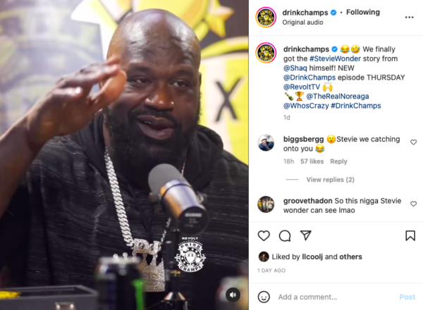 ‘Shaq Ain’t Letting This One Go’: Shaquille O’Neal Relives Interaction with Stevie Wonder That Reignites Conversation Around Singer’s Blindness 