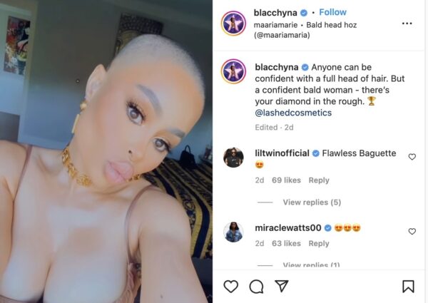 ‘That’s the Next Level Look For Sure’: Blac Chyna Shows Off New Shaven Head, Leaves Fans Shook